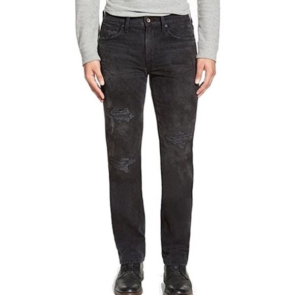 Joe's Jeans Brixton Distressed Walcott Wash Vintage Reserved Mens 28 Goth Grunge - Picture 1 of 12